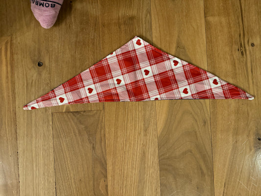 Red Heart Dog Bandana Valentine's Day