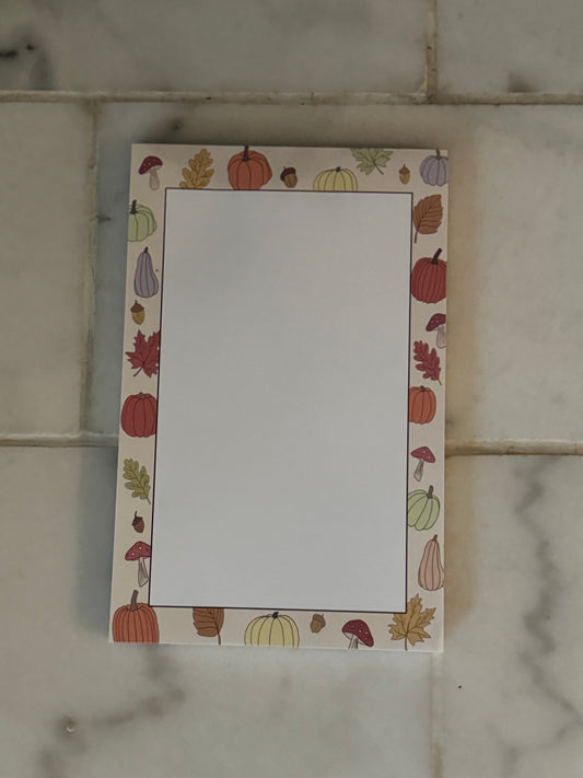 autumn notepad