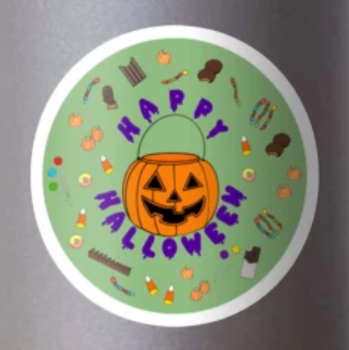 sticker - halloween