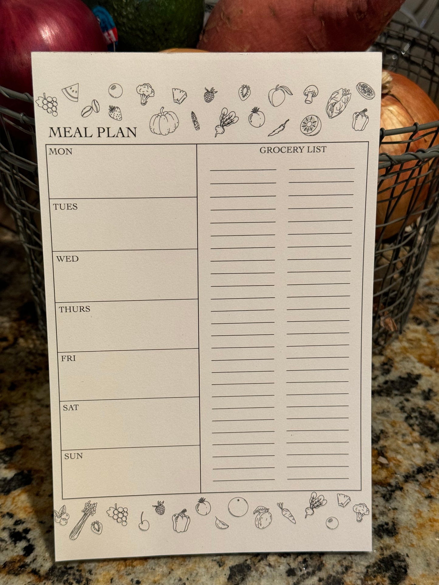 notepad - meal planner and grocery list