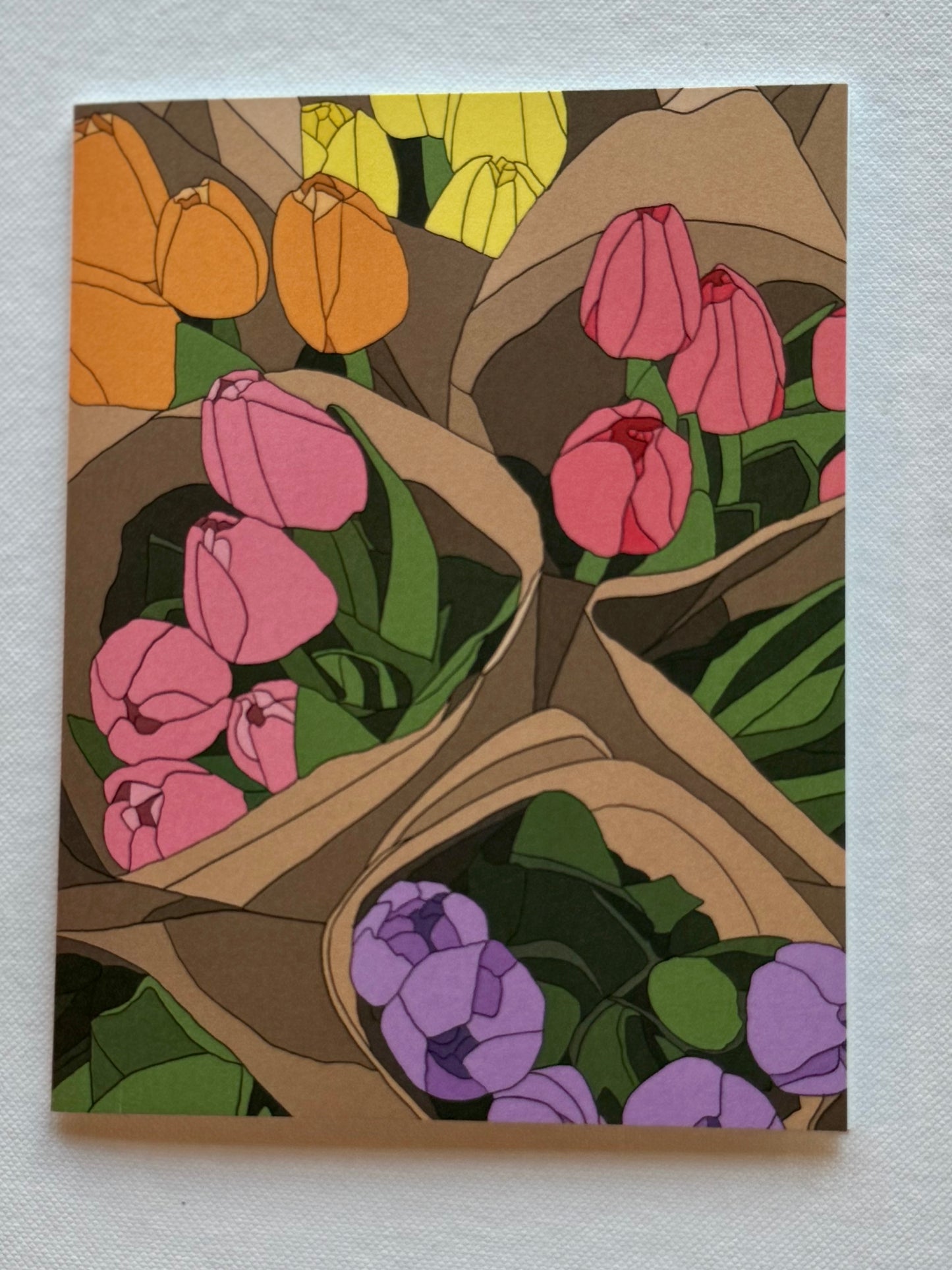 notecard - tulip