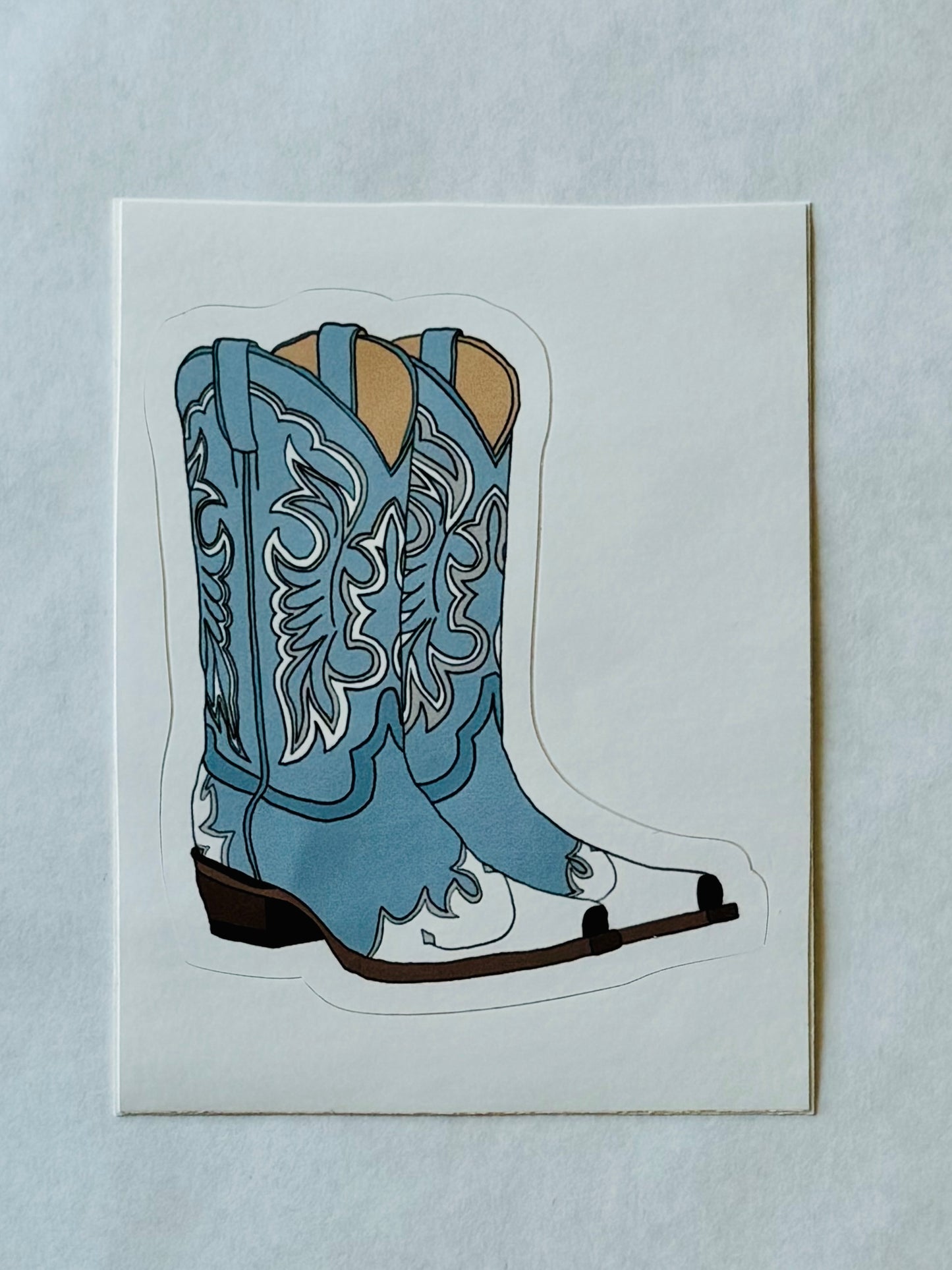 sticker - cowboy boots